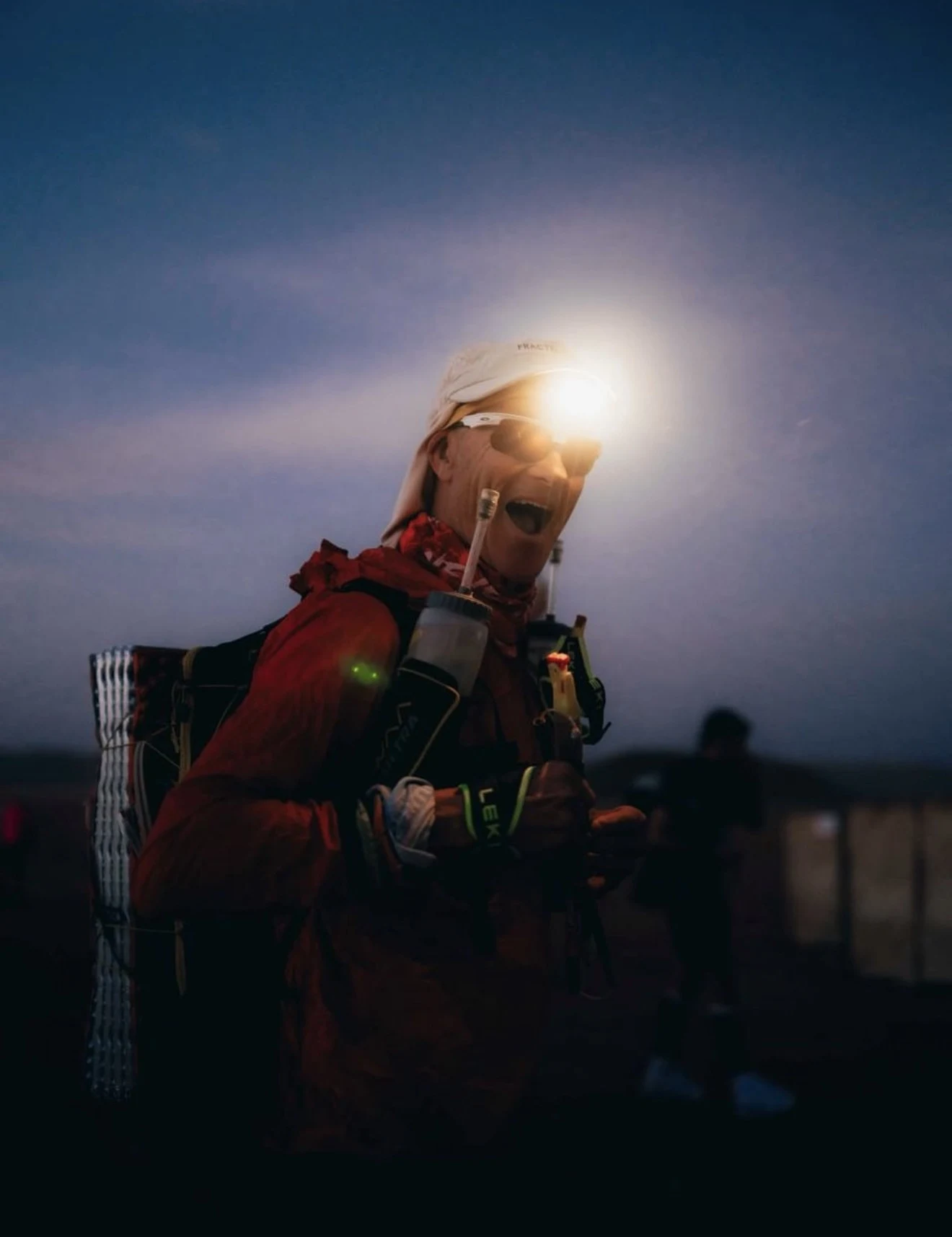 Howard at Marathon des Sables in the Sahara